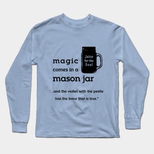 Mason Jar Magic - on light Long Sleeve T-Shirt